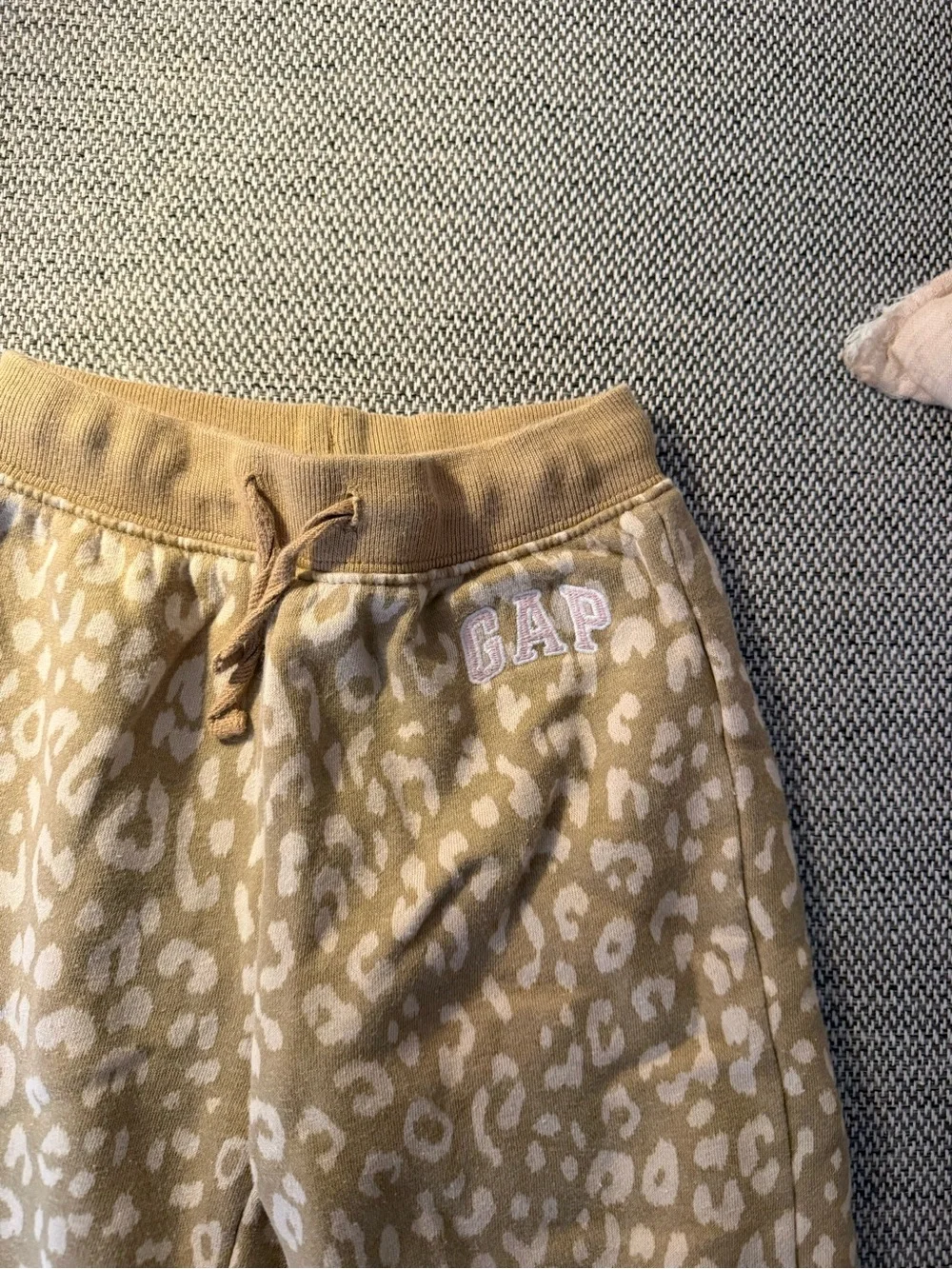 GAP Kids Tan Leopard Print Sweatshirt & Joggers